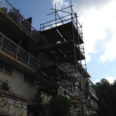 Realizzazione Torretta Di Servizio Per Ristrutturazione Terrazzo