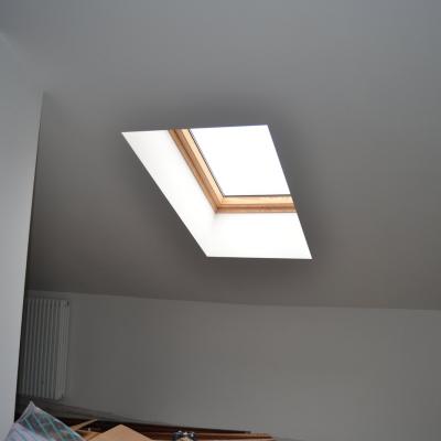 Fornitura Ed Installazione Lucernai Ditta Velux Ribassamento Mediante Cartongesso Della Mansarda